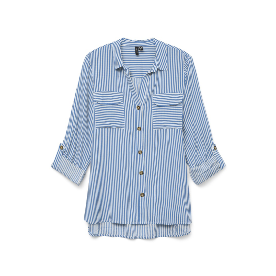 Vero Moda - Damen Langarmbluse - Blau - Größe: XL - bei Tara-M