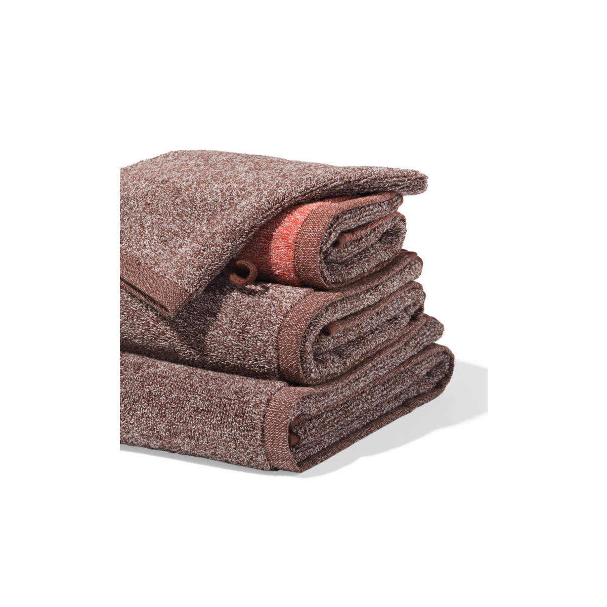 HEMA Handdoeken - zware kwaliteit bruin (bruin)