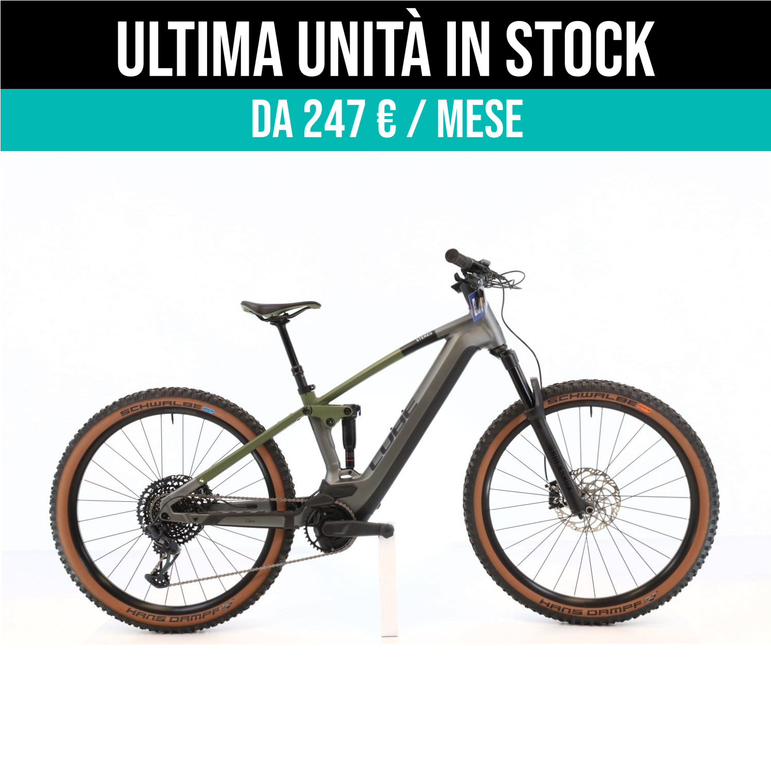 Cube Stereo Hybrid 120 TM GX taglia M Semi-nuova