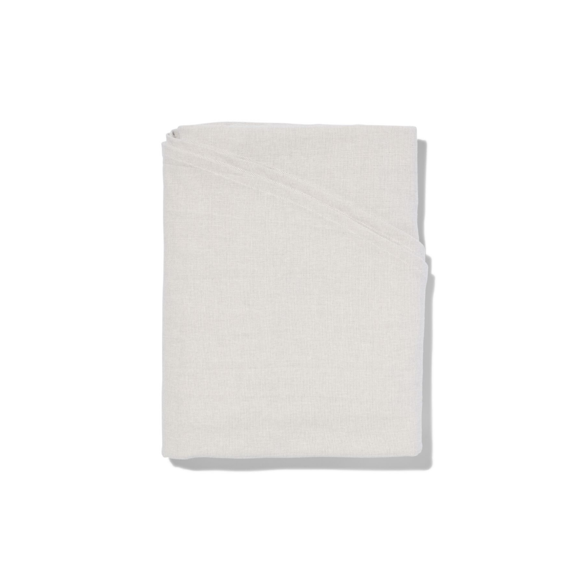 HEMA HEMA Tafelkleed Grijs Chambray Katoen Ø180cm (grijs)