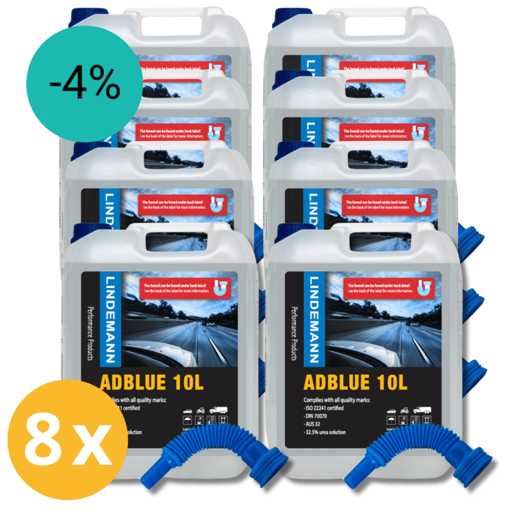 8-Pack Lindemann AdBlue 10 liter | Combideals | Dutch Performance Products