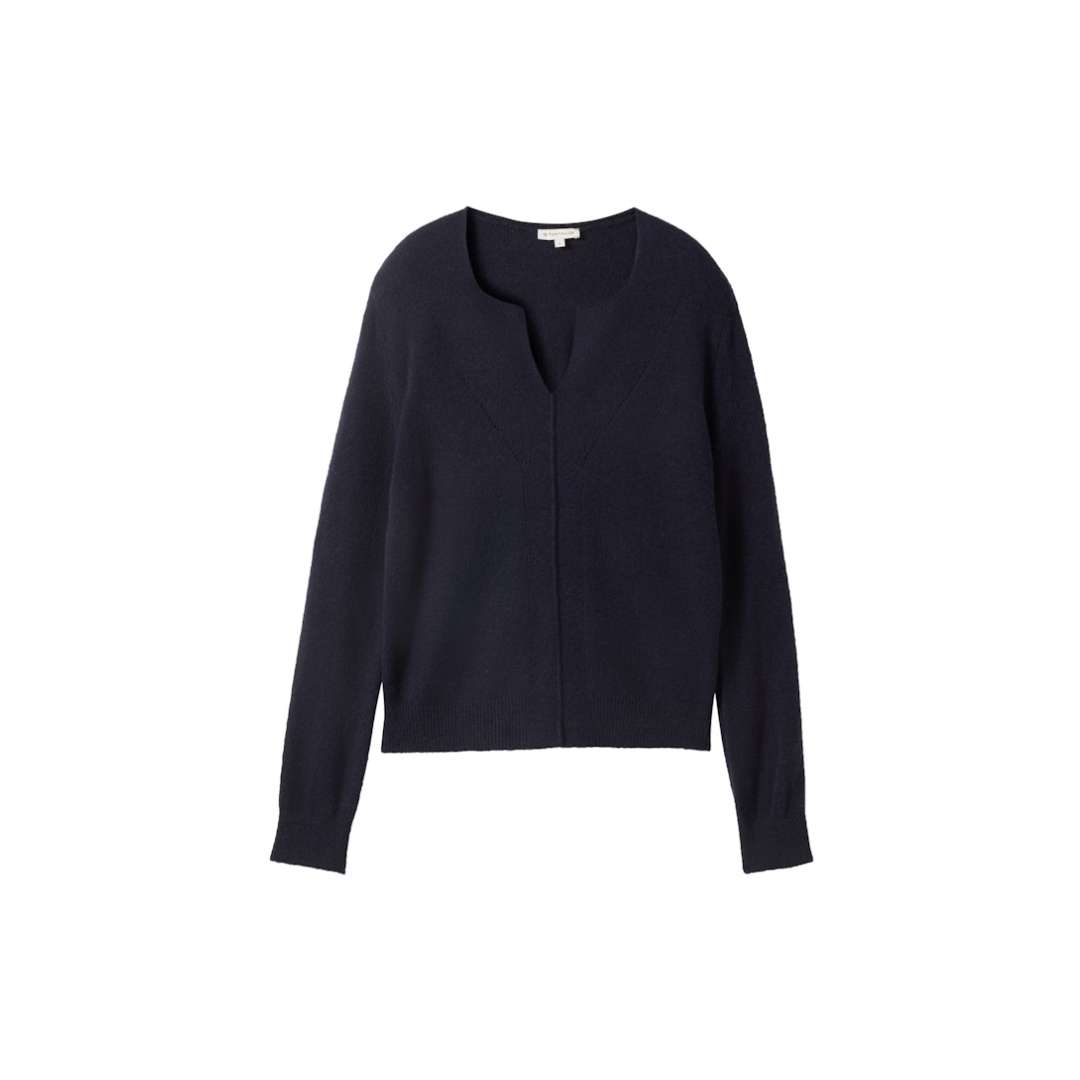 Tom Tailor - Damen Pullover - Blau - Größe: XXL - bei Tara-M