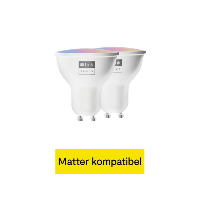 tink Basics Matter White & Color GU10 Bulb - Dimmbares Leuchtmittel - 2er-Set