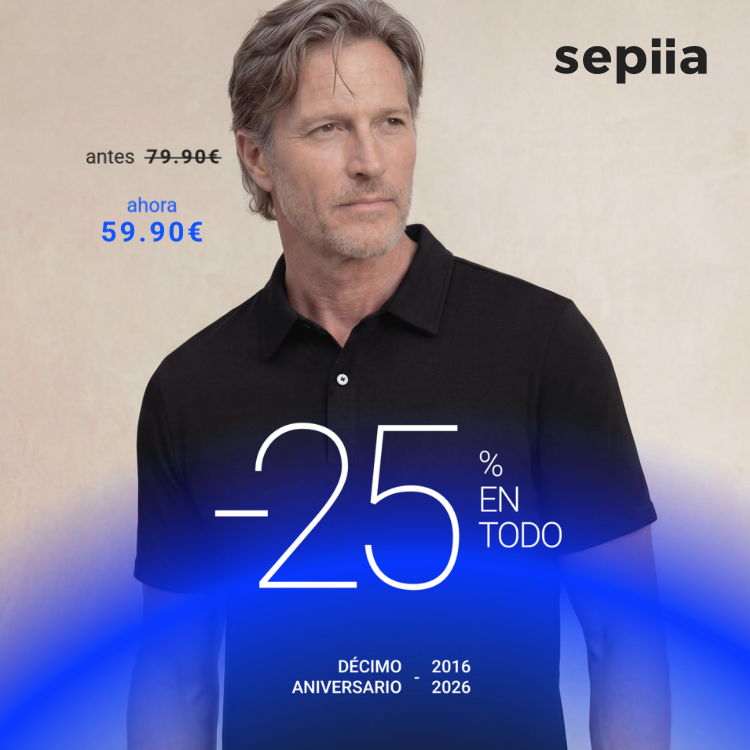 Polo manga corta hombre negro
