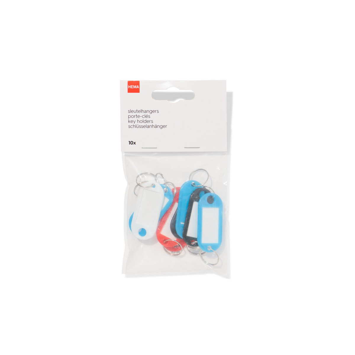 HEMA HEMA Sleutelhangers Plastic - 10 Stuks