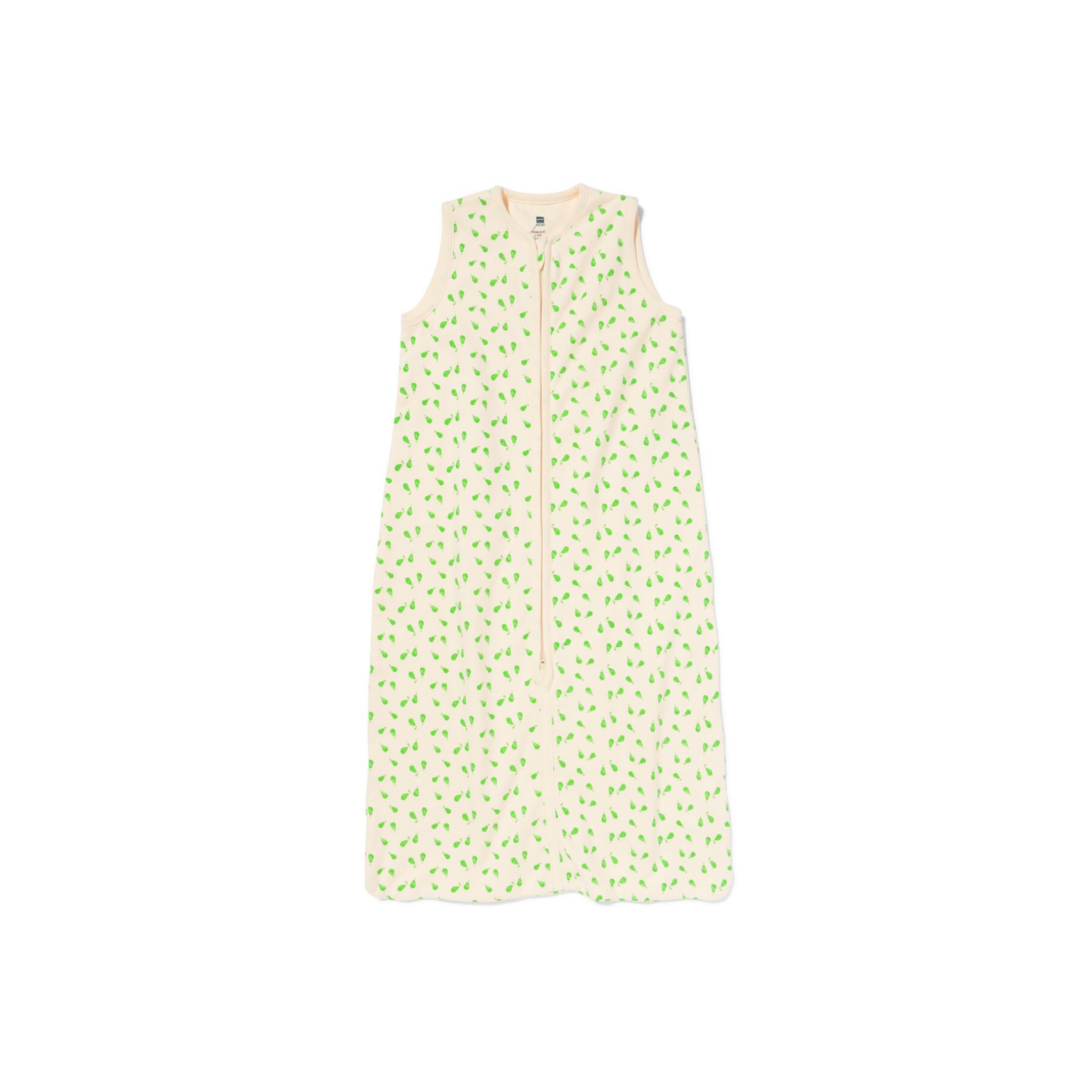 HEMA HEMA Babyslaapzak Mouwloos Katoen 1tog Peren Beige (beige)