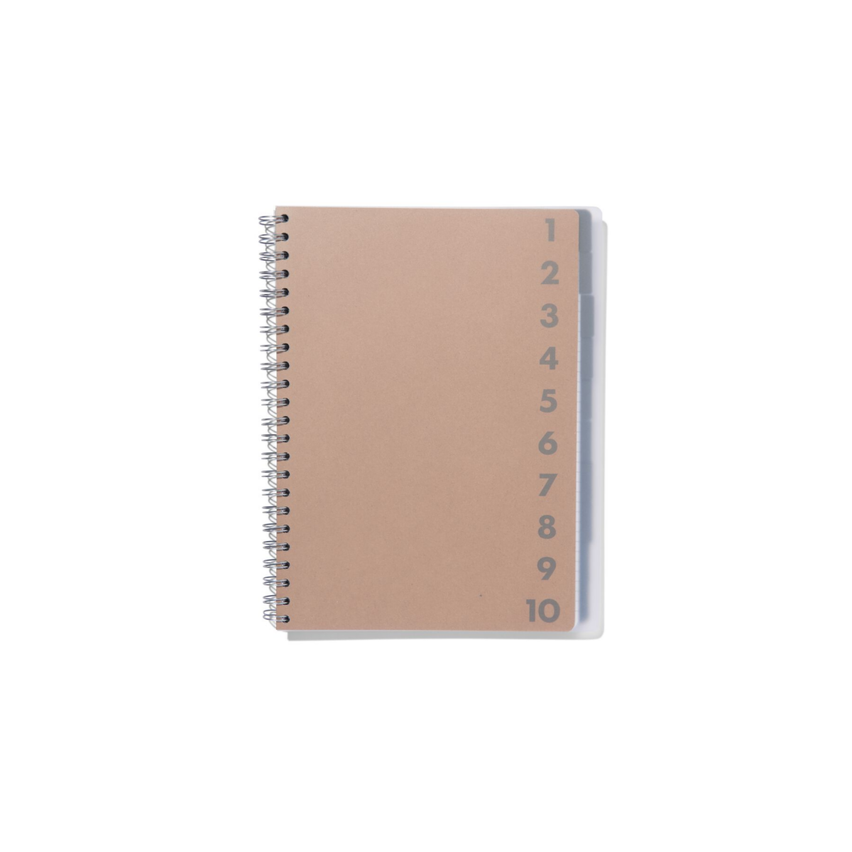 HEMA Collegeblok 10-in-1 - A4 - kraft