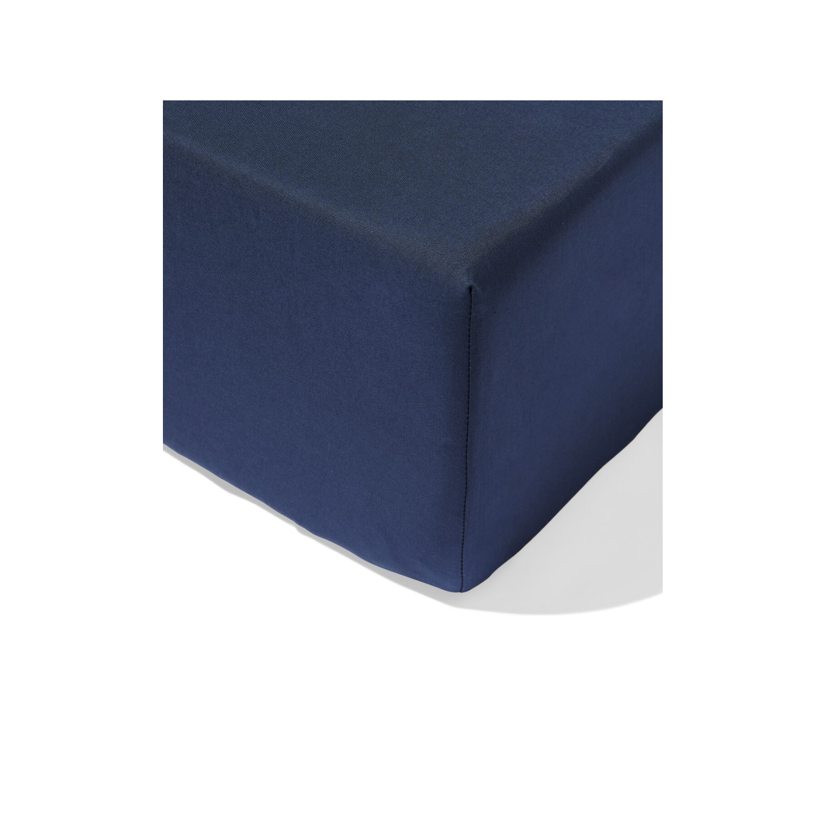 HEMA HEMA Hoeslaken 90x220cm Zacht Katoen Donkerblauw (donkerblauw)