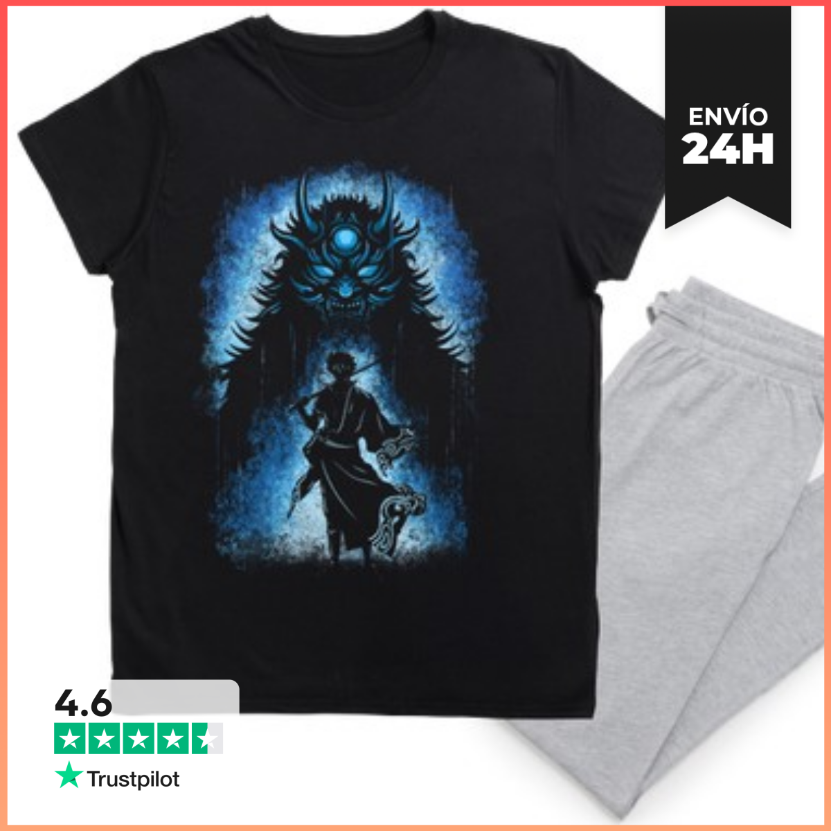 Pijama ginebra samurái demonio blanco laTostadora