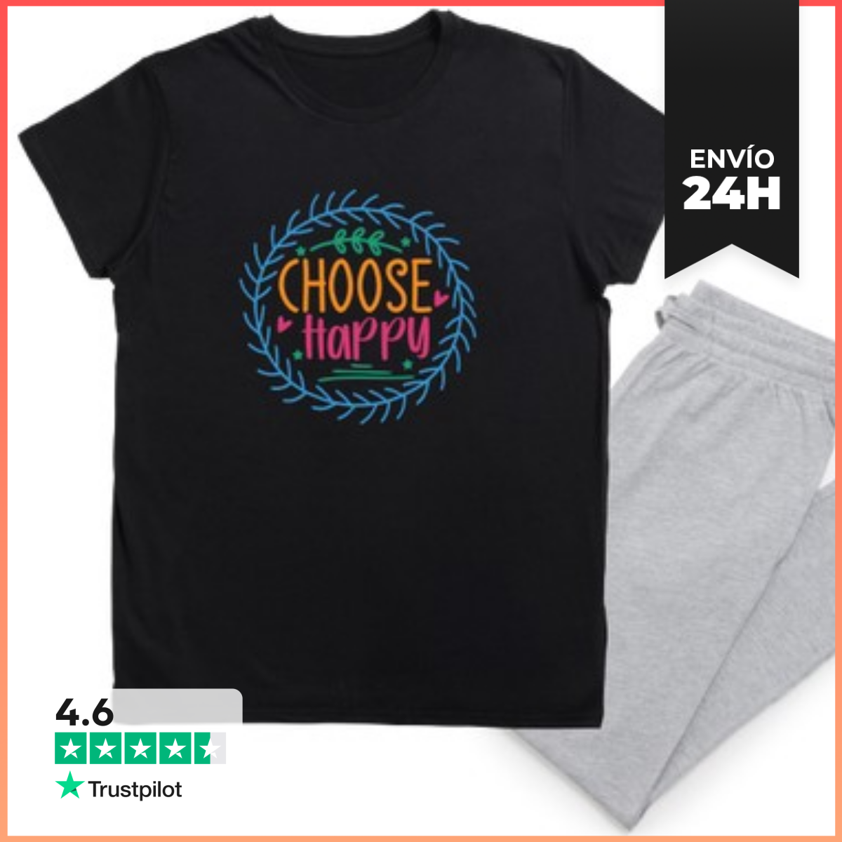 Pijama Choose Happy LaTostadora