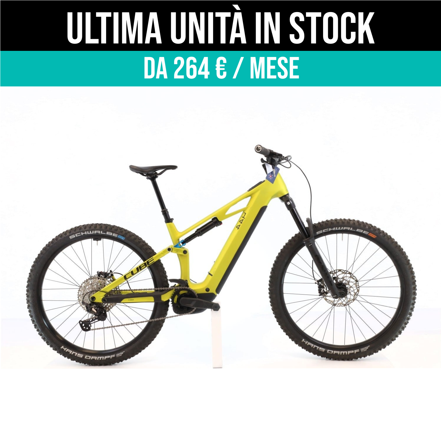 Cube Stereo Hybrid ONE44 Race XT taglia L Semi-nuova