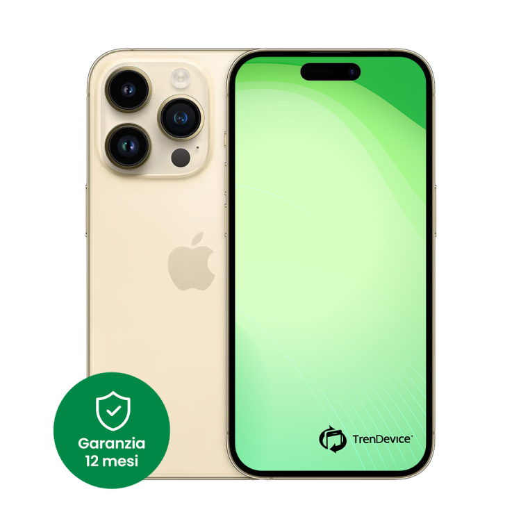 iPhone 14 Pro Max 128 GB Oro Sim Card (include slot sim) B Ricondizionato