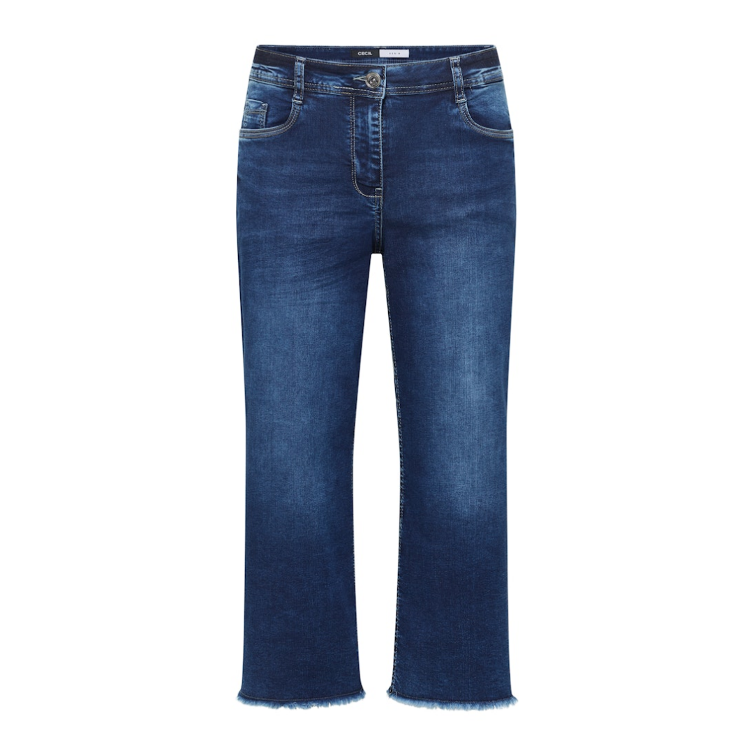 Cecil - Damen Langshorts - Blau - Größe: 27-22 - bei Tara-M
