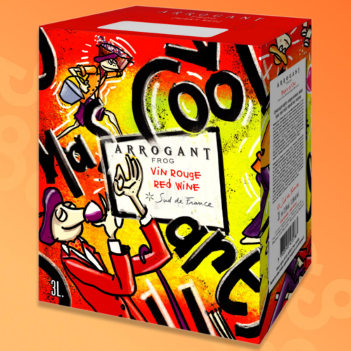 Arrogant Frog Rouge bag in box 300 cl