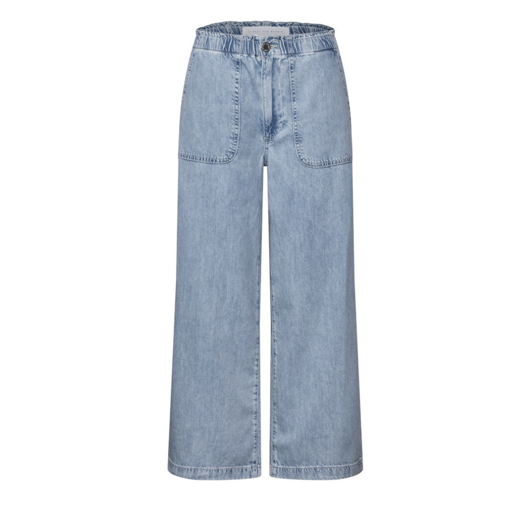 STREET ONE STUDIO - Damen Langshorts - Blau - Größe: 31-26 - bei Tara-M