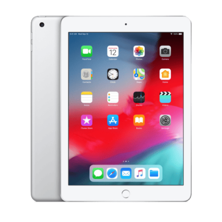 iPad 2018 32 GB Argento Wi-Fi grade A Ricondizionato