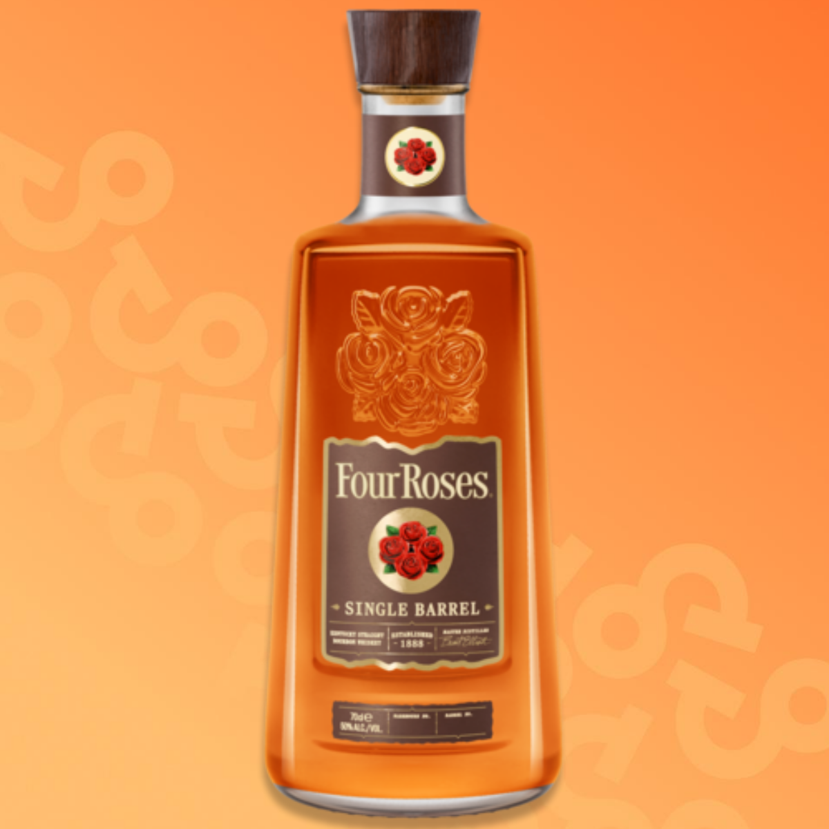Bottle of Four Roses Single Barrel 70 cl