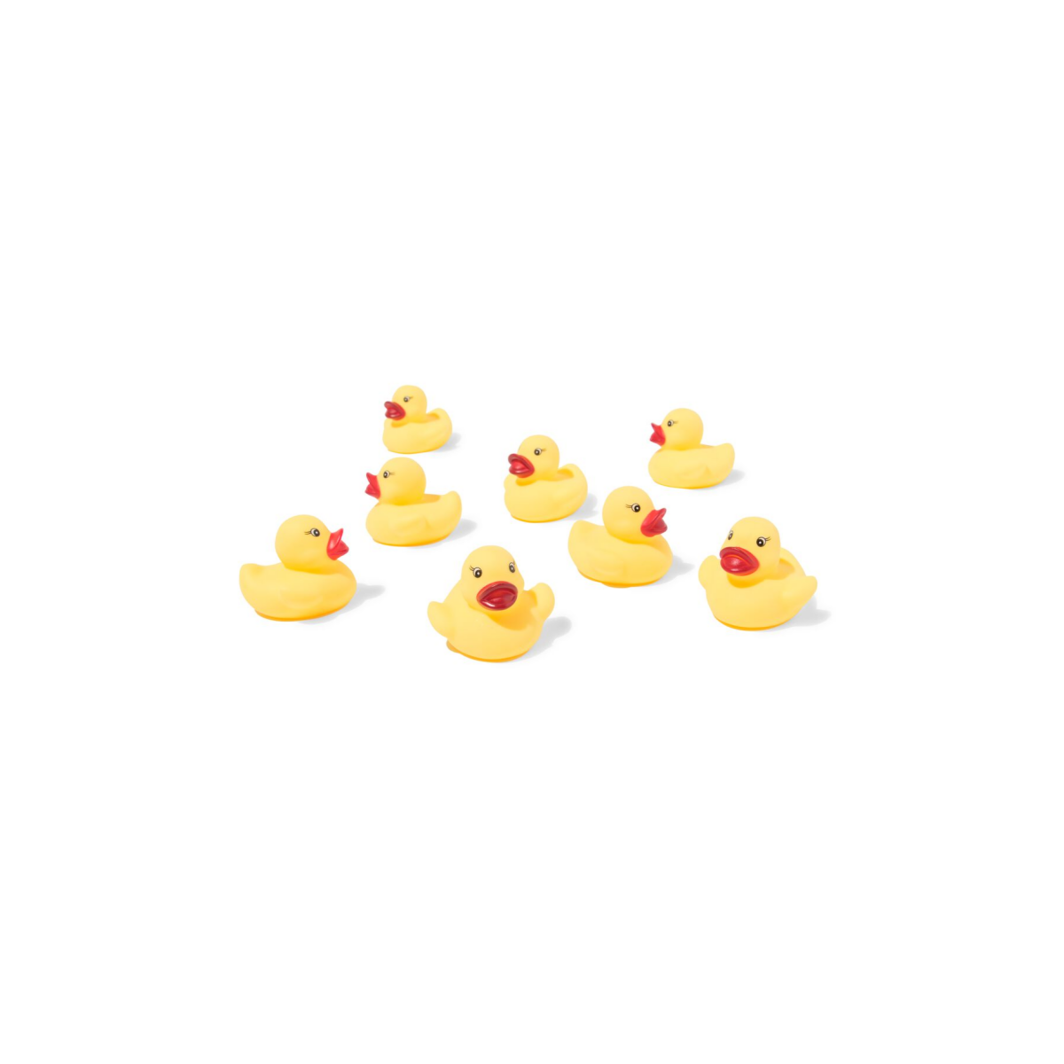Badeendjes Geel - 8 Stuks