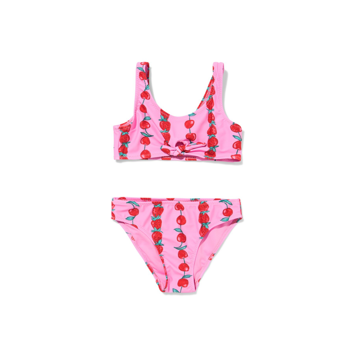 HEMA Kinderbikini fruit roze (roze)