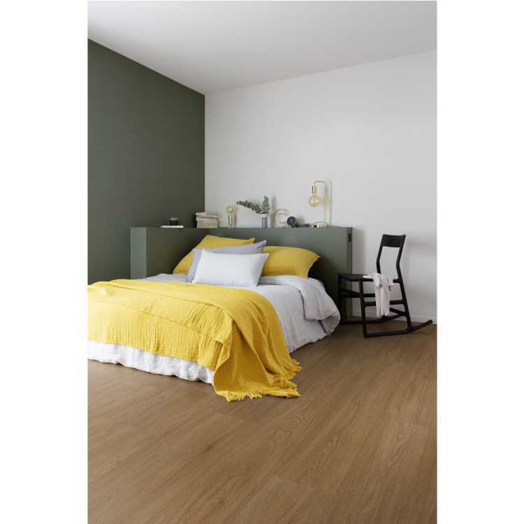 Lame XL de sol PVC effet bois clipsable country brown Gerflor - 149.2 cm x 22.9 cm x 0.57 cm
