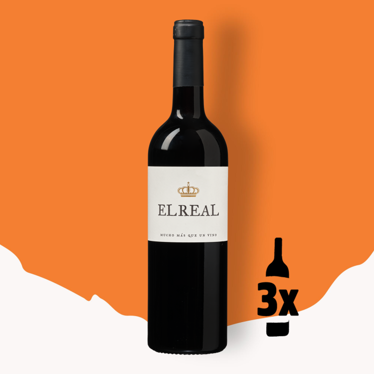 3 flessen El Real Tinto Probeerpakket
