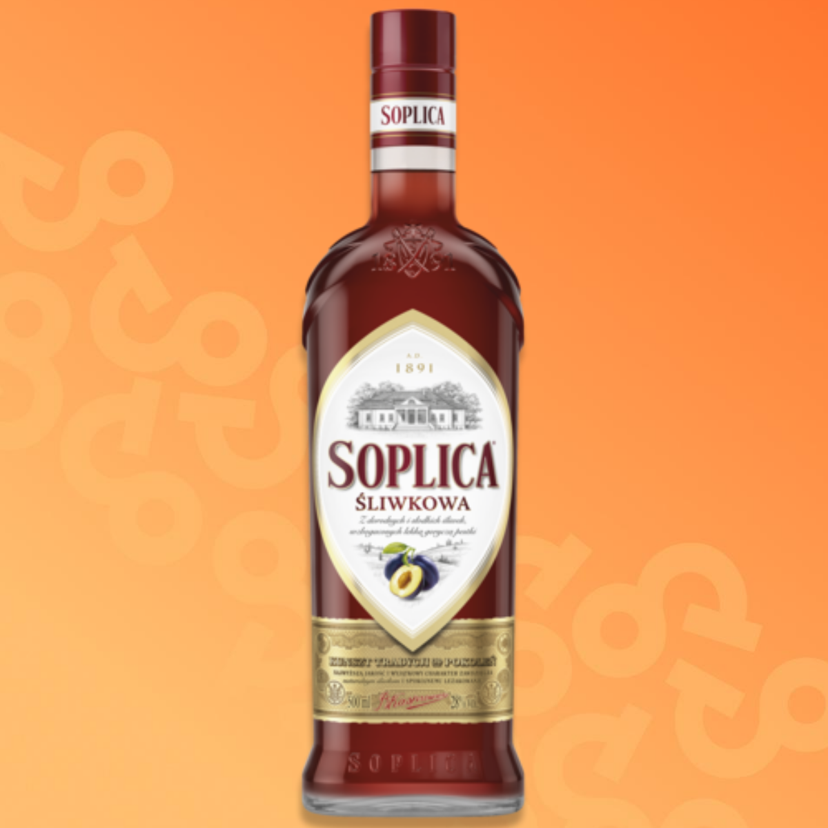 Bottle of Soplica Sliwkowa plum 50 cl
