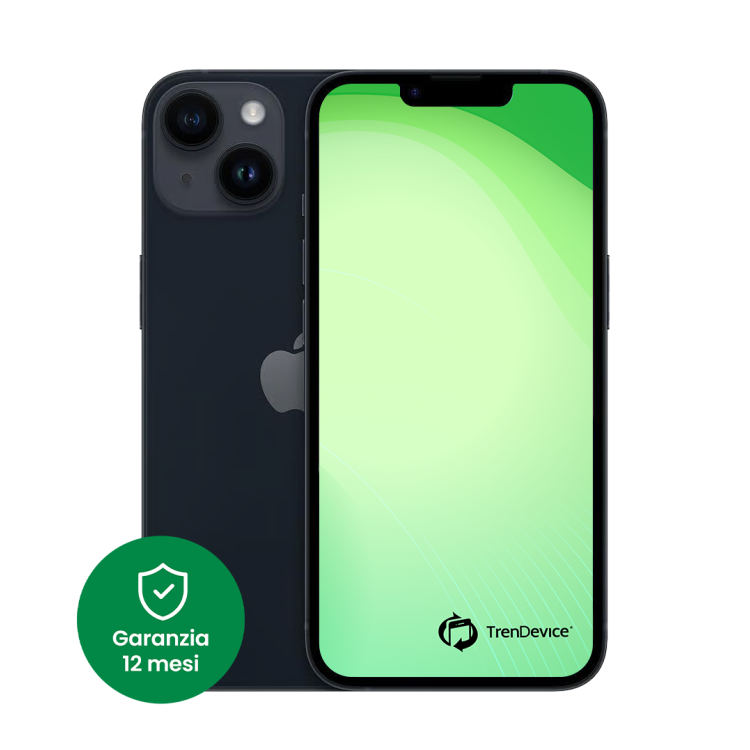 iPhone 14 Plus 128 GB Mezzanotte Sim Card (include slot sim) C Ricondizionato