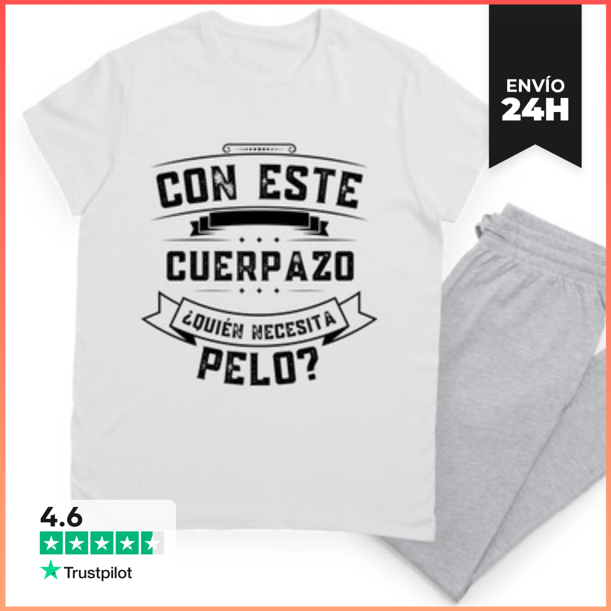 Pijama Divertido clavo. Con este cuerpazo Quié laTostadora