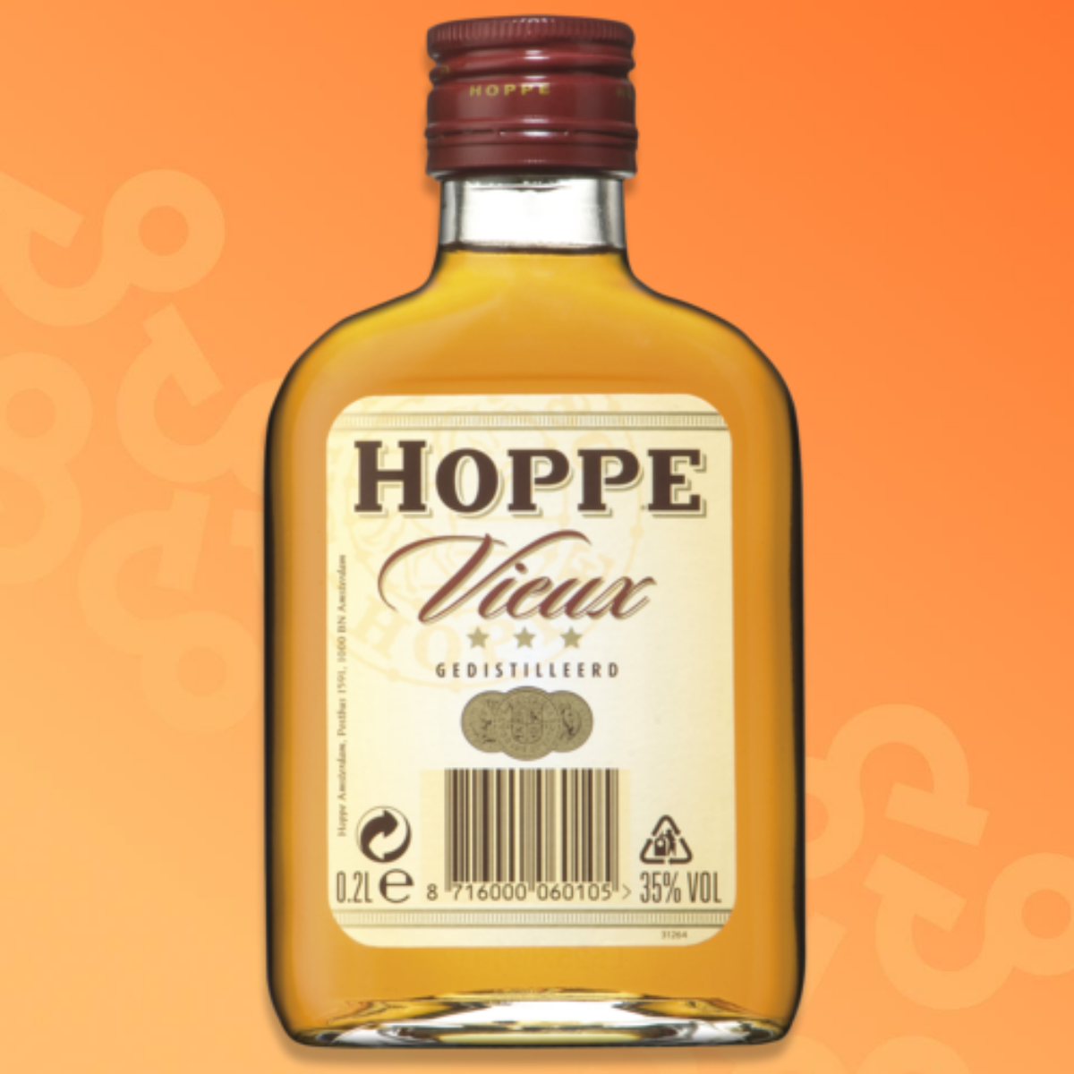 Small bottle of Hoppe Vieux 20 cl