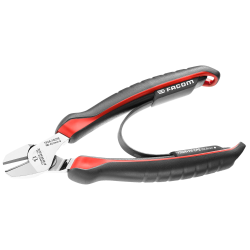KNIPEX 95 26 165 kabelschaar met openingsveer geïsoleerd met meer- componentengrepen, VDE-getest verchroomd 165 mm