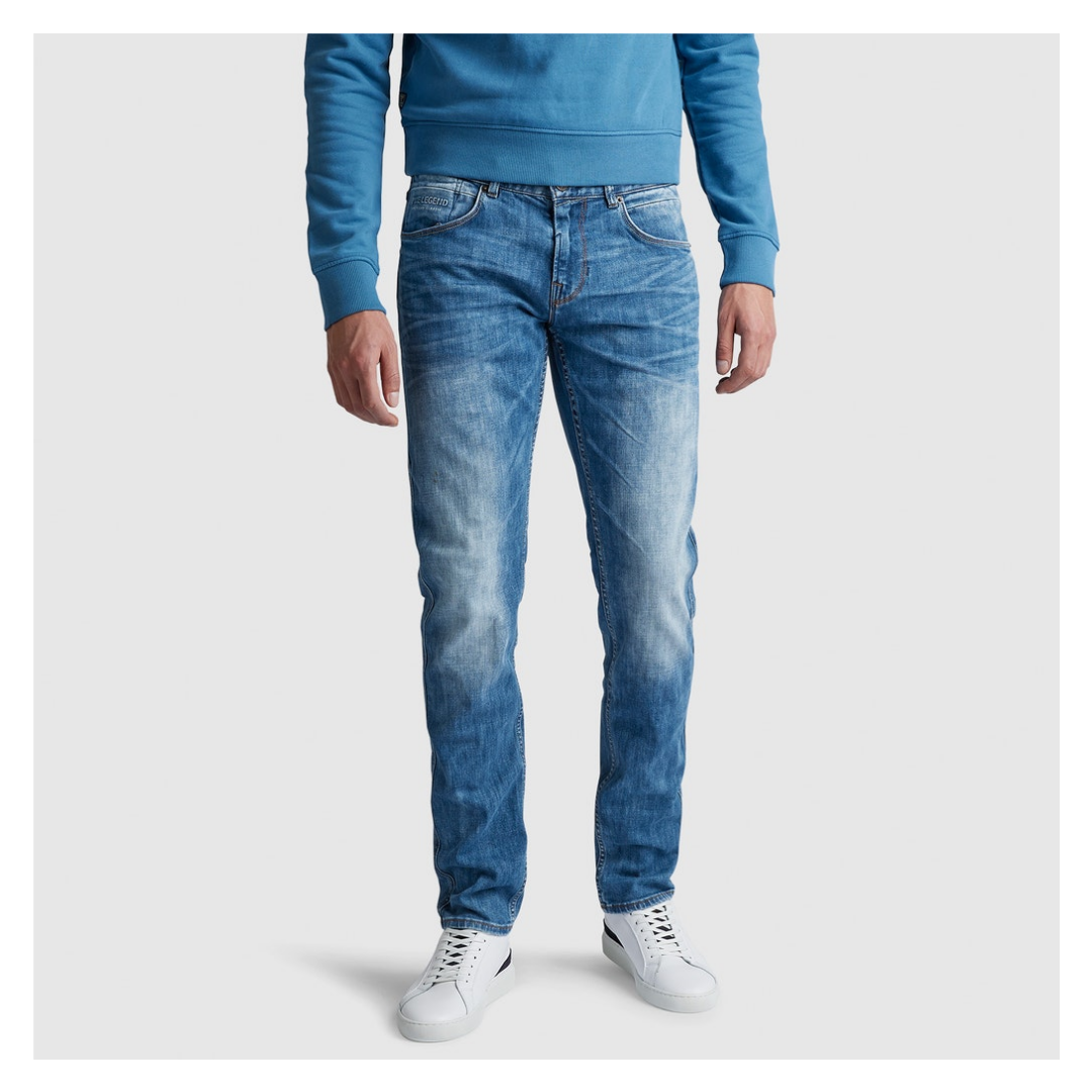 PME Legend Jeans Regular Baumwolle-Polyester-Esasthan Blau