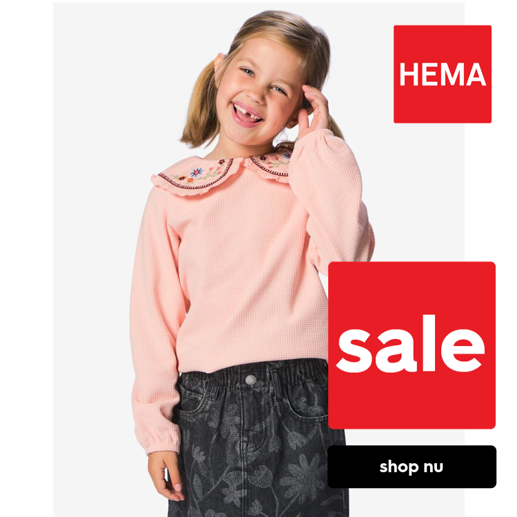 HEMA Kinder T-shirt bloemen roze (roze)