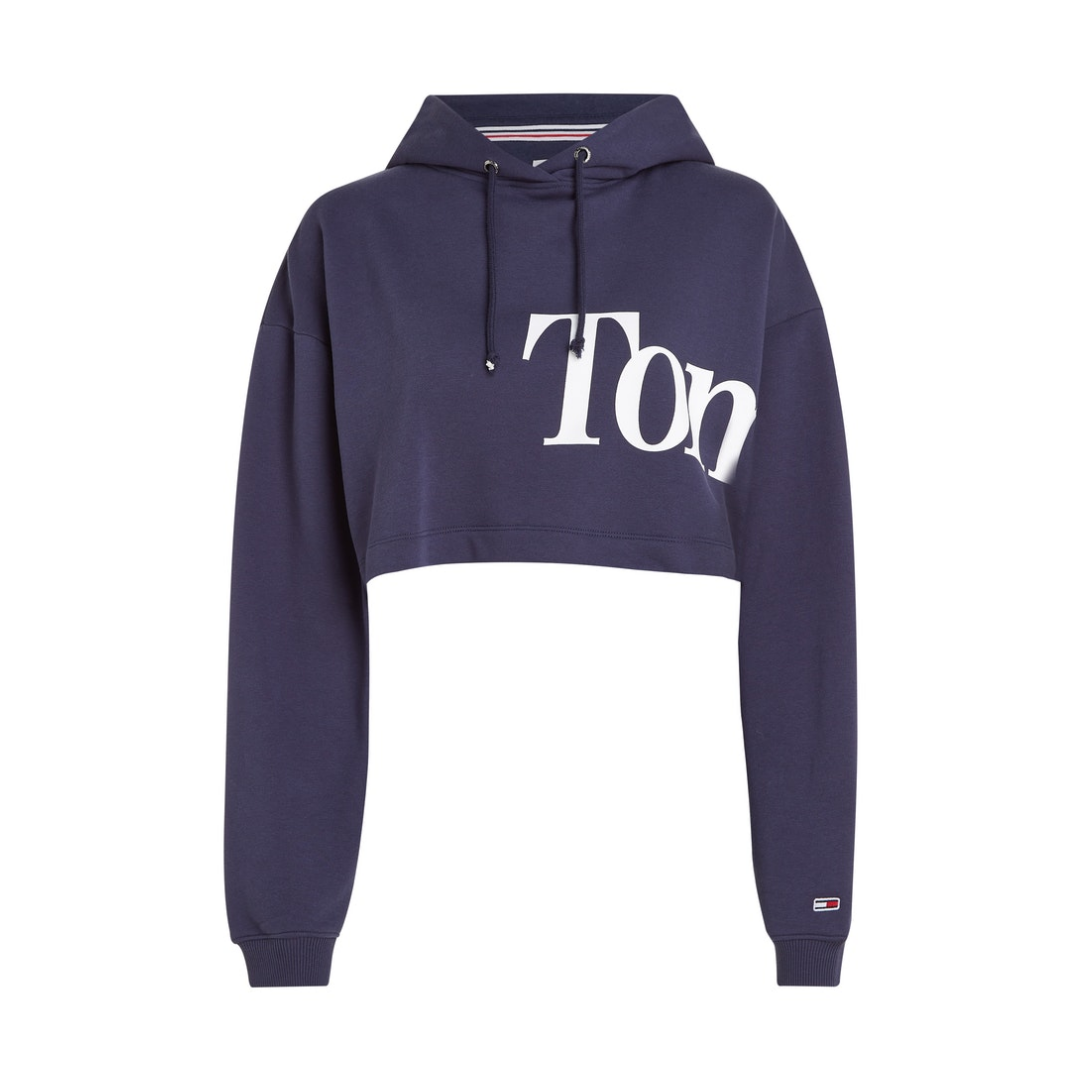 Tommy Jeans - Damen Sweatshirt - Blau - Größe: XL - bei Tara-M