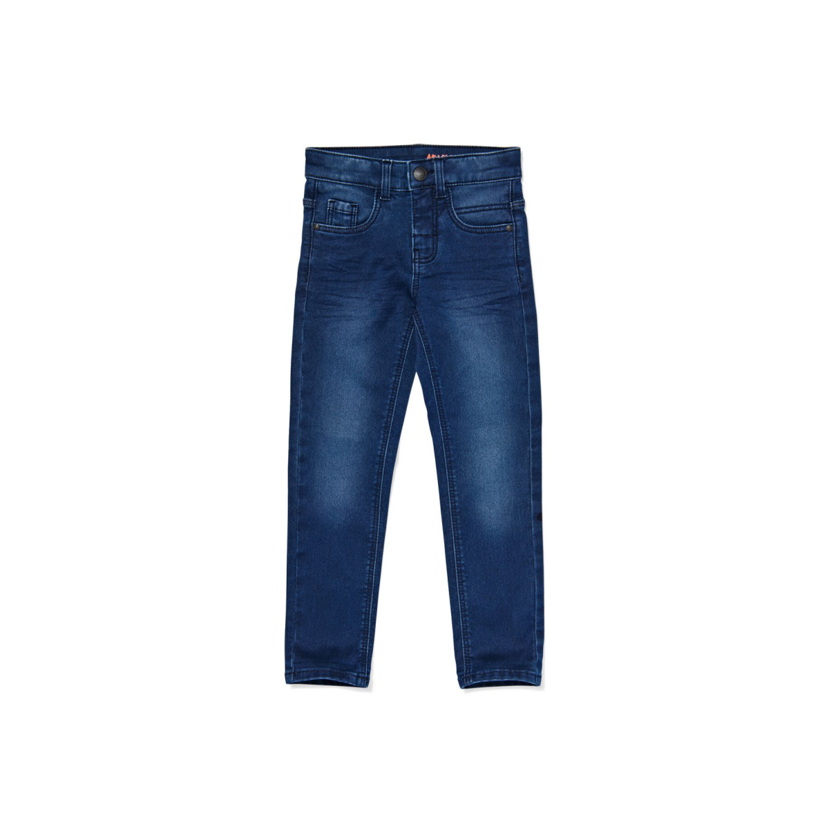 HEMA Kinder broek jogdenim skinny fit donkerblauw (donkerblauw)