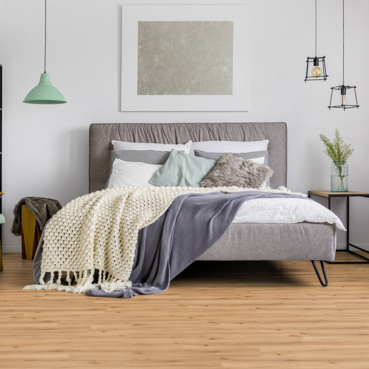Lame de sol PVC effet bois clipsable bark honey Gerflor - 121.92 cm x 17.78 cm x 0.34 cm — vue 3