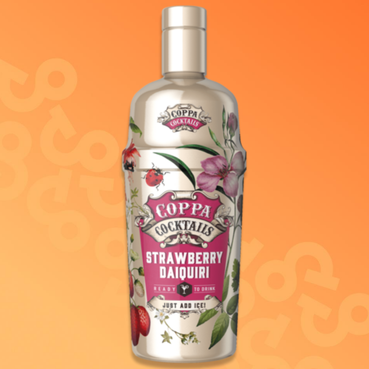 Bottle of Coppa Cocktails Strawberry Daiquiri 70 cl