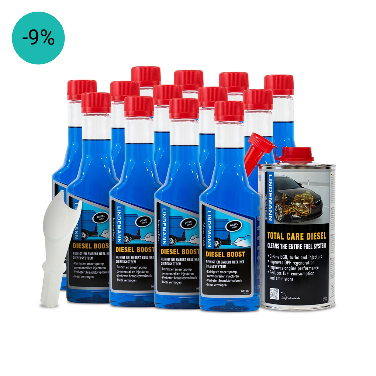 Lindemann Diesel Jaarpakket o.b.v. 15.000 km | Auto Additieven | Diesel Additief | Dutch Performance Products