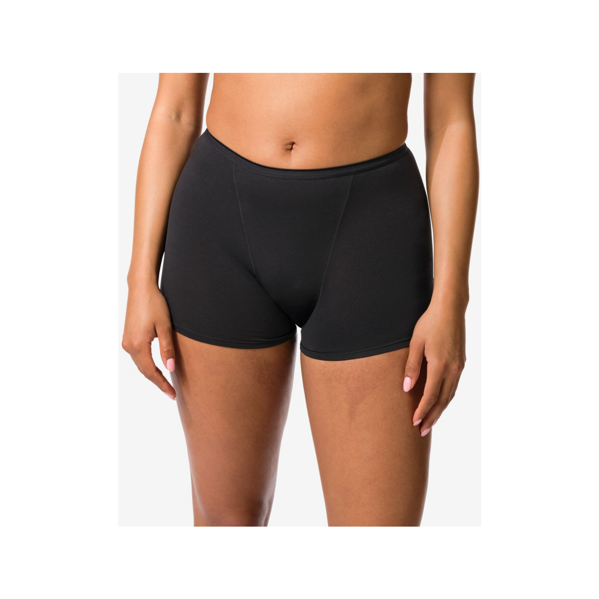 HEMA Menstruatieboxer katoen hoge absorptie zwart (zwart)