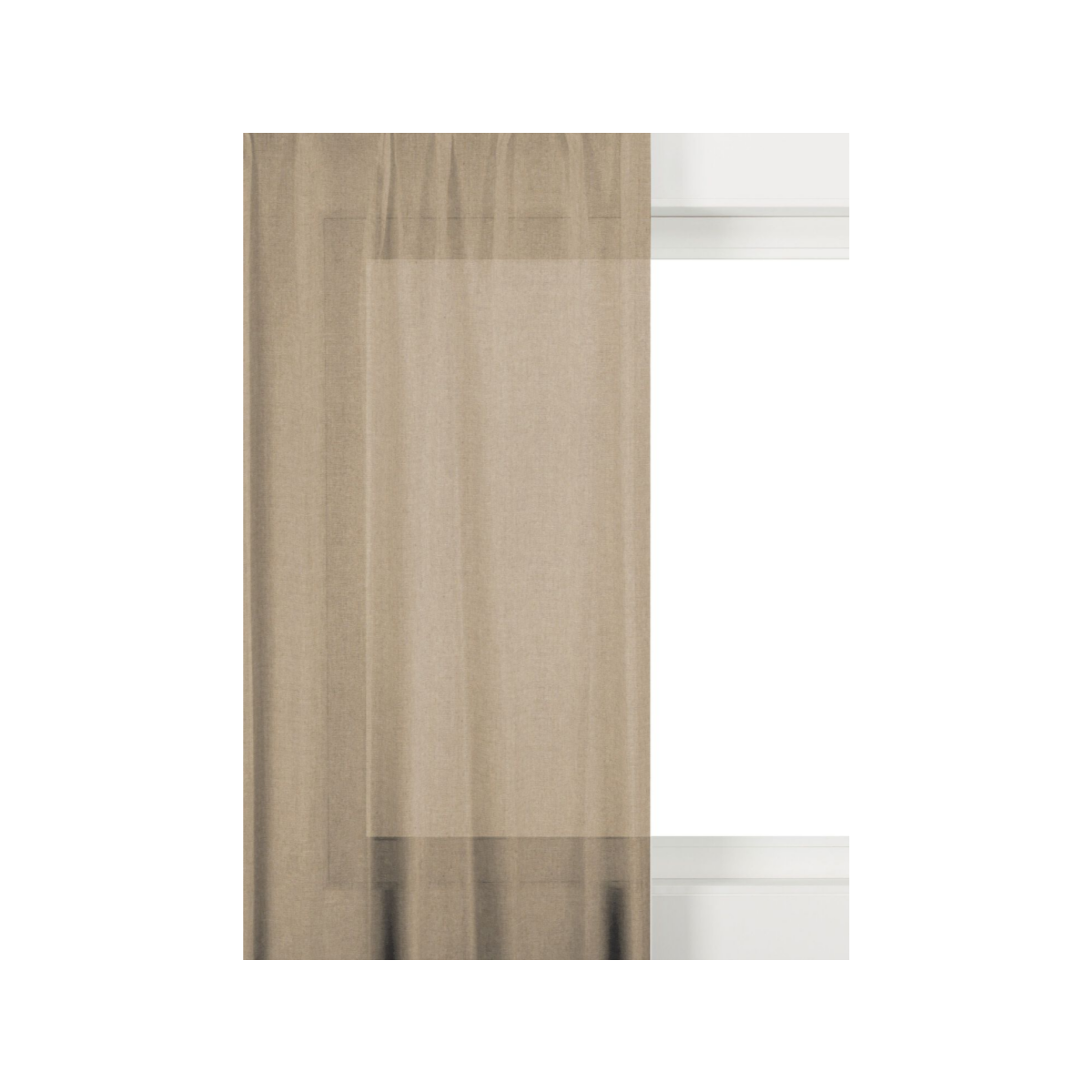 HEMA HEMA Gordijnstof Elst Inbetween Bruin (bruin)