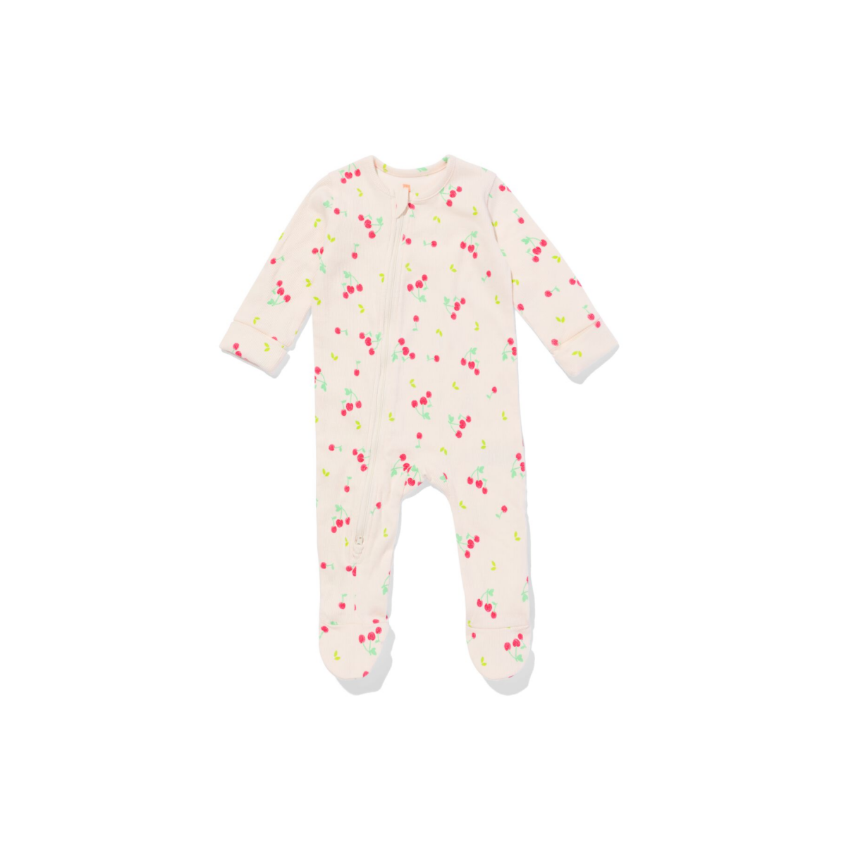 HEMA HEMA Newborn Meegroeiboxpakje Kersen Ecru (ecru)