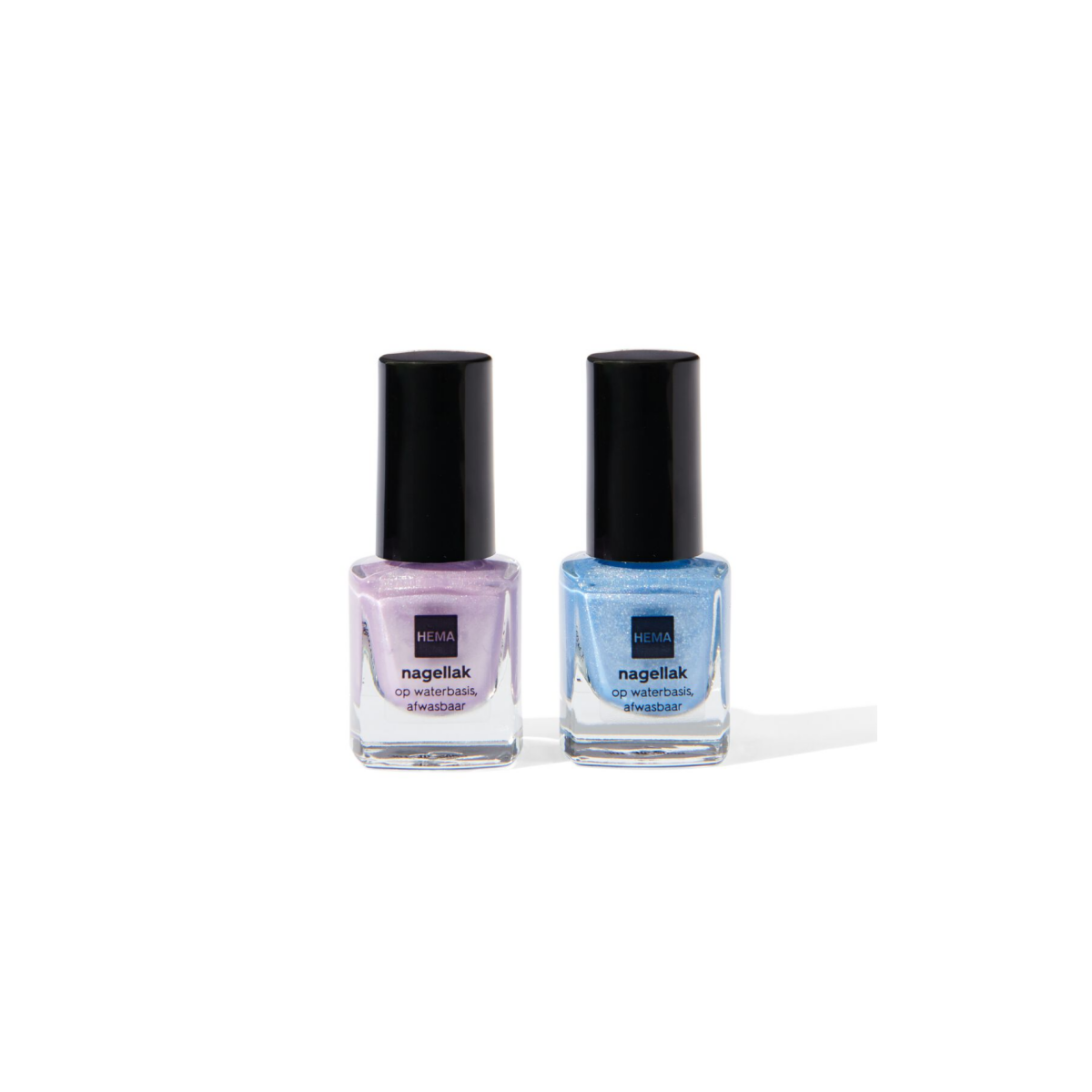 HEMA HEMA Nagellak Kids Op Waterbasis - 2 Stuks (multi)