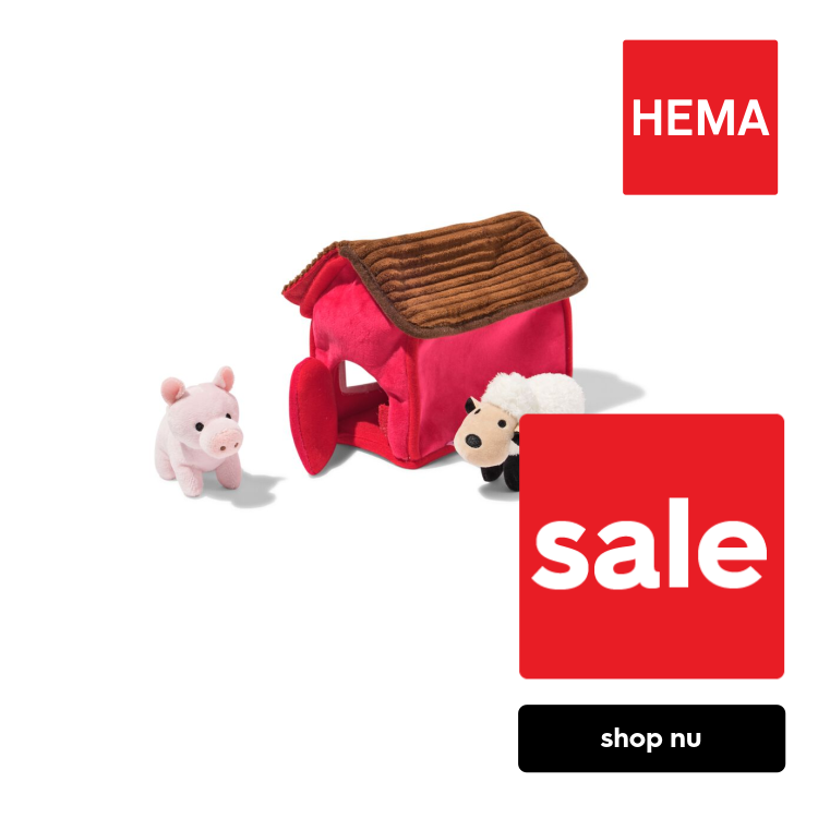 HEMA Pluche huisje stal