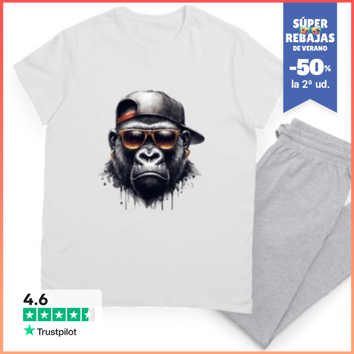 Pijama Estilo De Mono LaTostadora