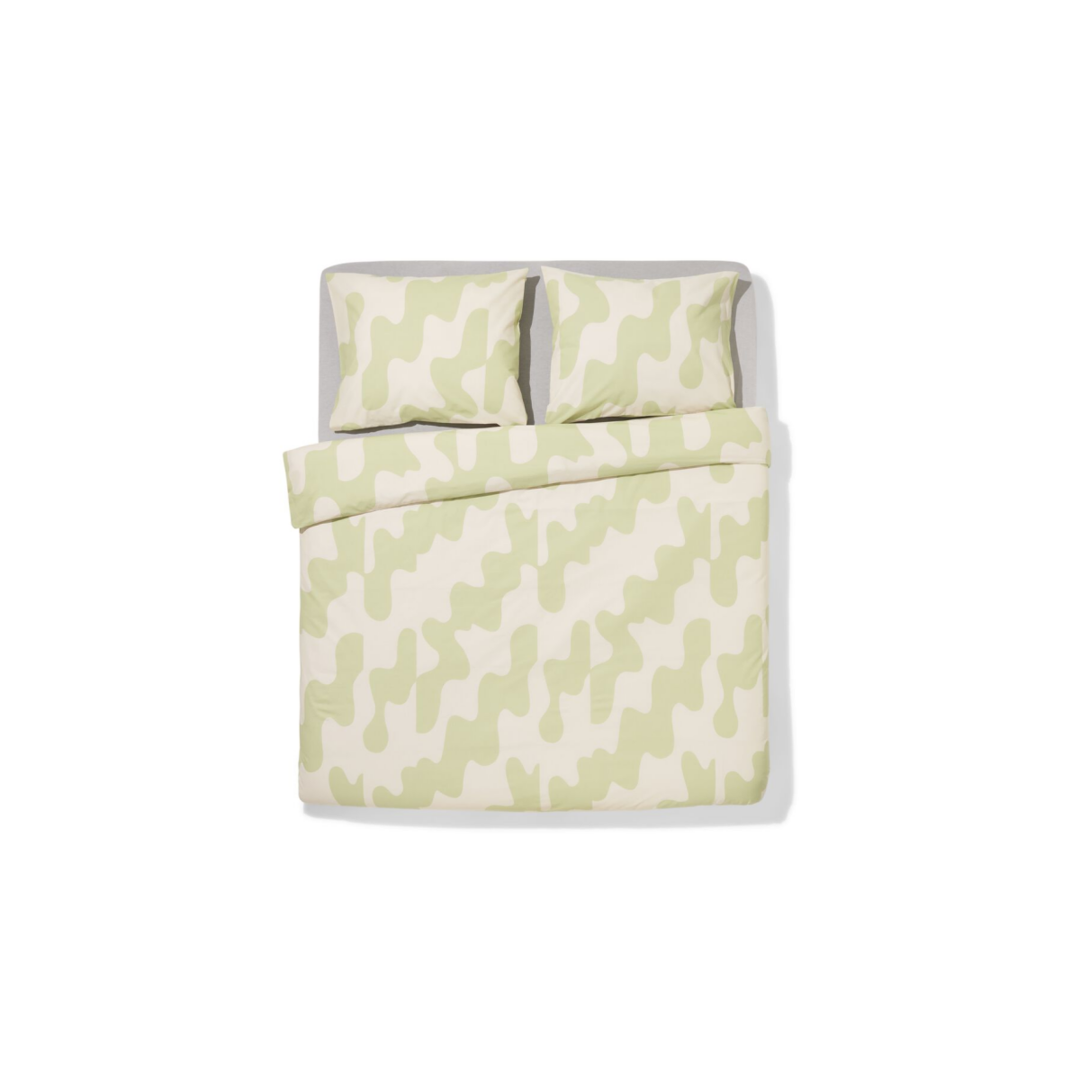 HEMA HEMA Dekbedovertrek 240x200/220cm Zacht Katoen Organisch (groen)