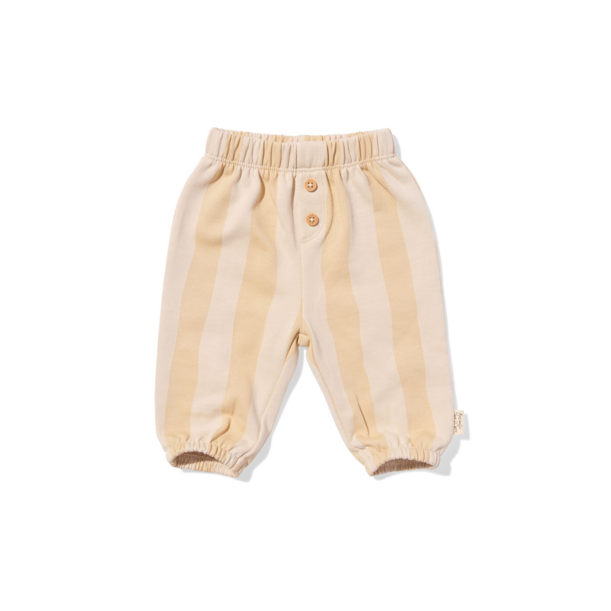 HEMA Newborn broek strepen ecru (ecru)