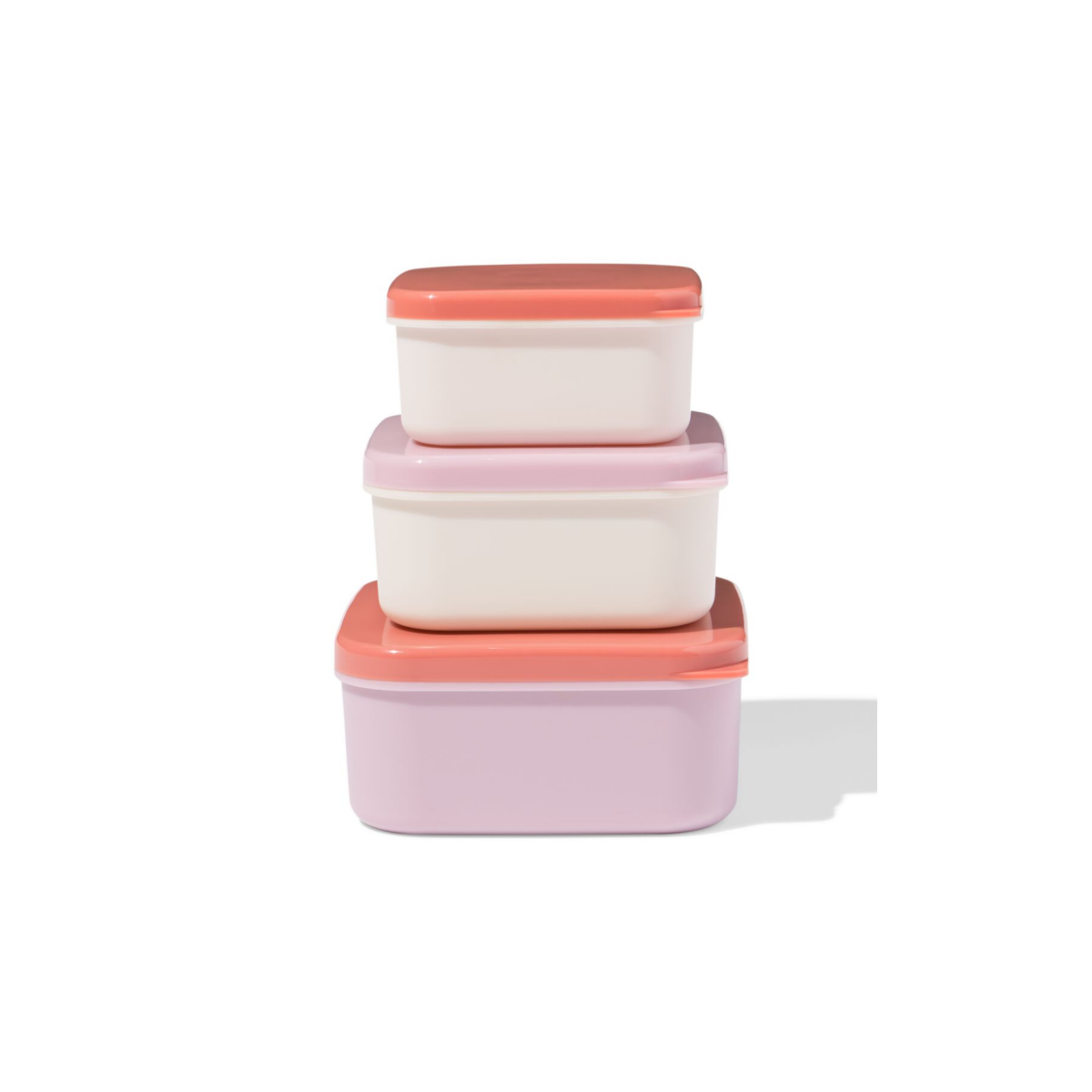 HEMA HEMA Snackboxen Terra - 3 Stuks (roze)