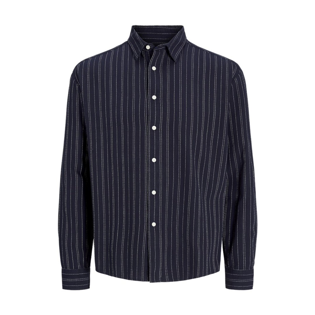 Jack & Jones - Herren Langarmhemd - Blau - Größe: S - bei Tara-M