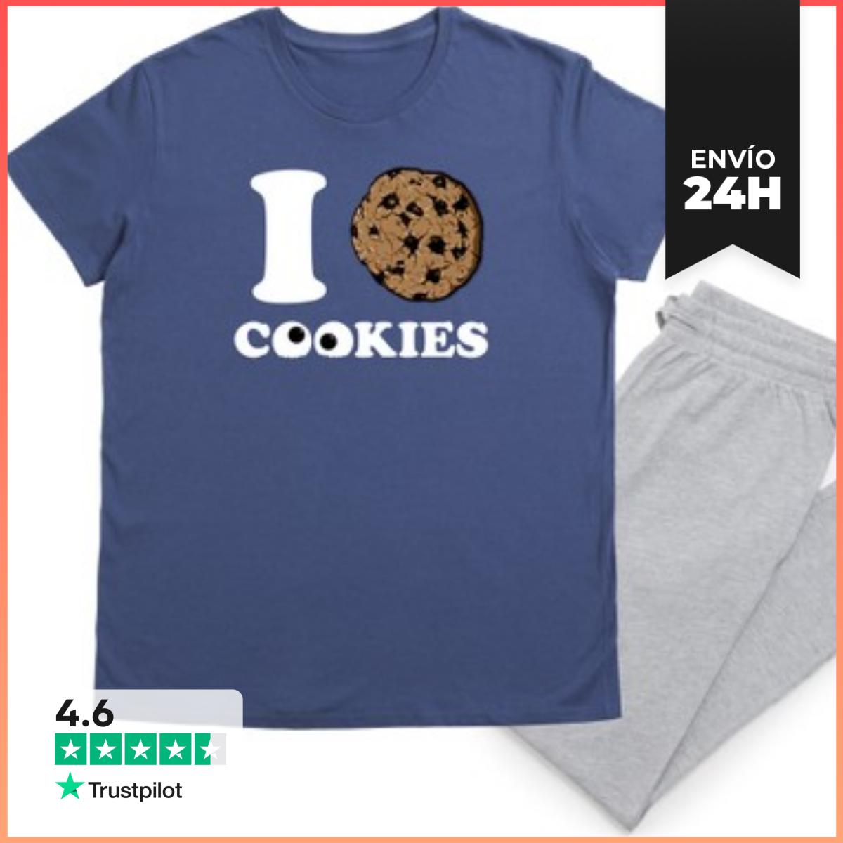Pijama I Love Cookies LaTostadora