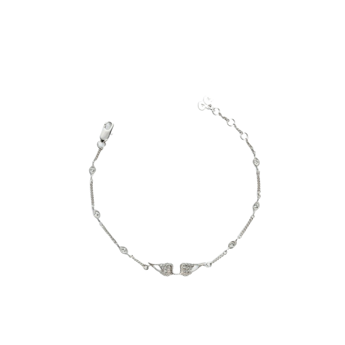 Zadig & Voltaire Donna Shiny Silver Bracciale Rock