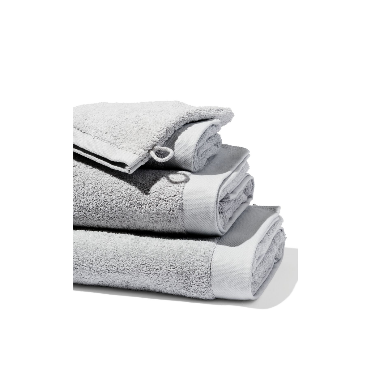 HEMA Handdoeken - hotel extra zacht lichtgrijs (lichtgrijs)